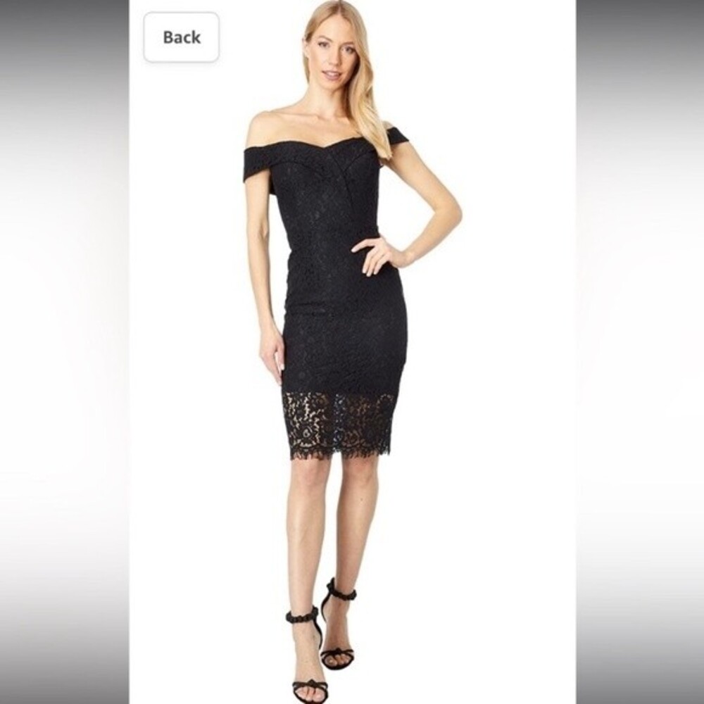 New Bardot Bella Women Lace Dress Black Size XS